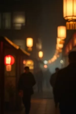 《鹤川町的来信》海报，小镇邮局木架上一排未寄出的旧信封