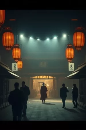 《母亲的冷面馆》海报，蒸汽升腾的小店门口挂着褪色的布帘